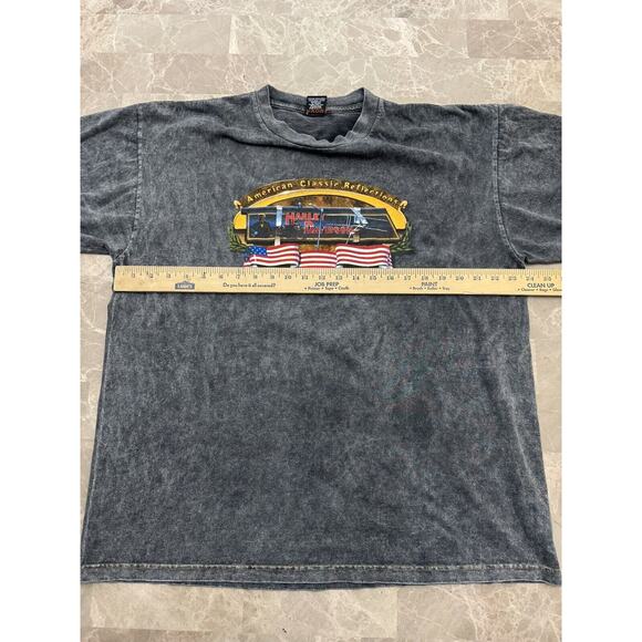 Harley Davidson BENJY'S Huntington WV Motorcycle Vintage Shirt Size XL Eagle - Picture 7 of 12
